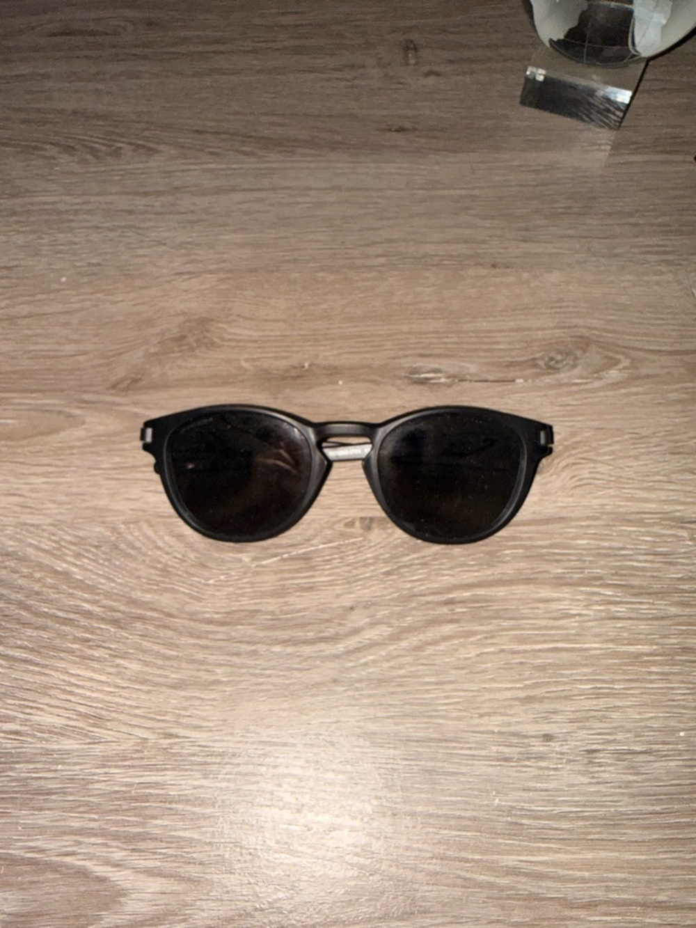 Oakley Matte Black Round Sunglasses